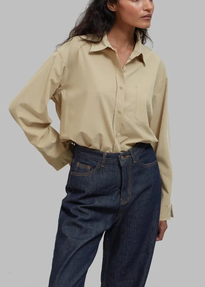 Women The Frankie Shop Bottoms Laris Jeans Indigo