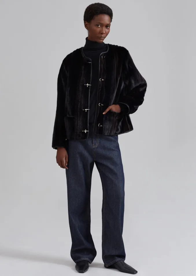 Women The Frankie Shop Bottoms Laris Jeans Indigo