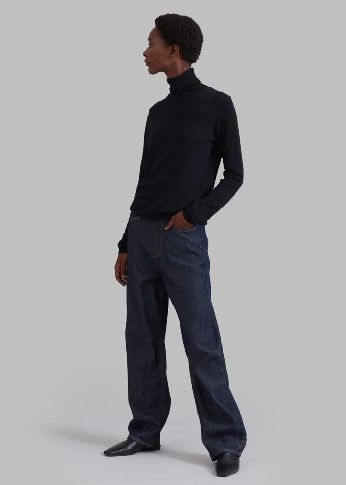 Women The Frankie Shop Bottoms Laris Jeans Indigo