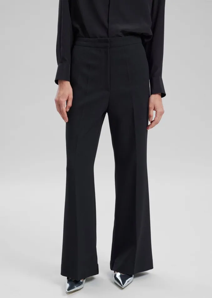 Women The Frankie Shop Bottoms Layne Trousers Black