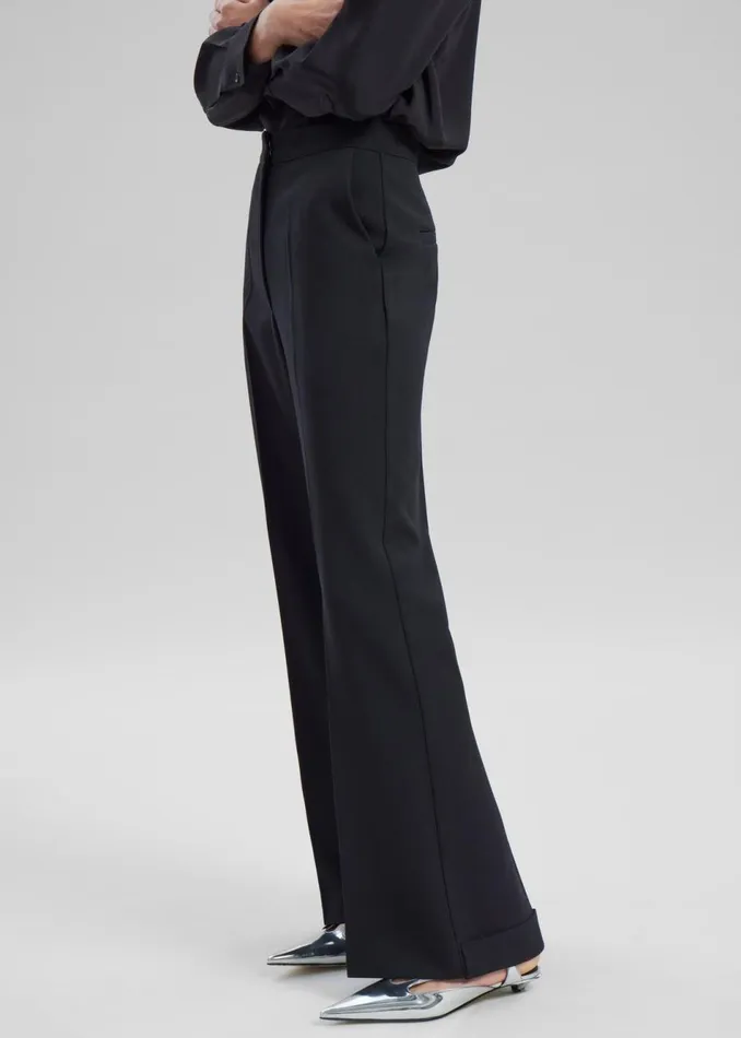 Women The Frankie Shop Bottoms Layne Trousers Black