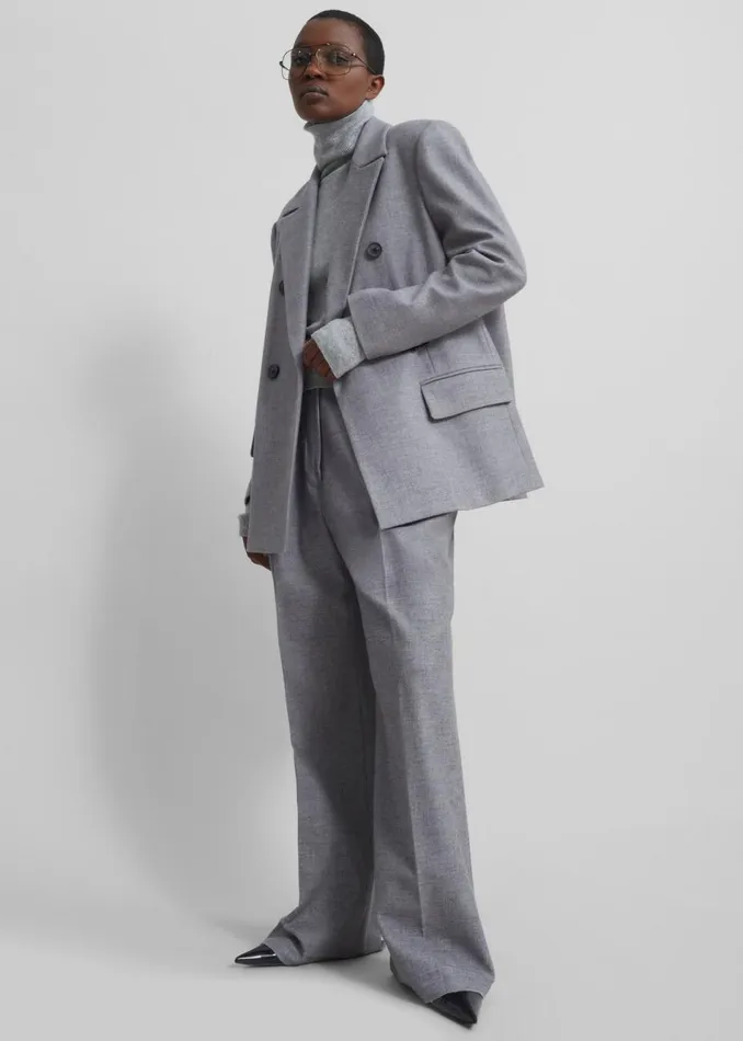 Women The Frankie Shop Bottoms Lilah Trousers Grey