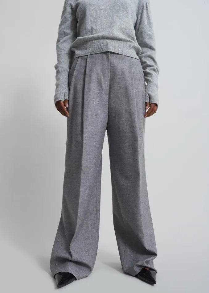 Women The Frankie Shop Bottoms Lilah Trousers Grey