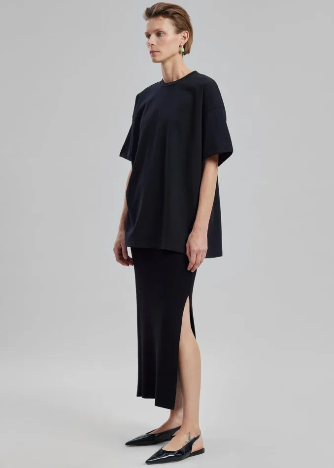 Women The Frankie Shop Bottoms Loulou Studio Aalis Skirt Black