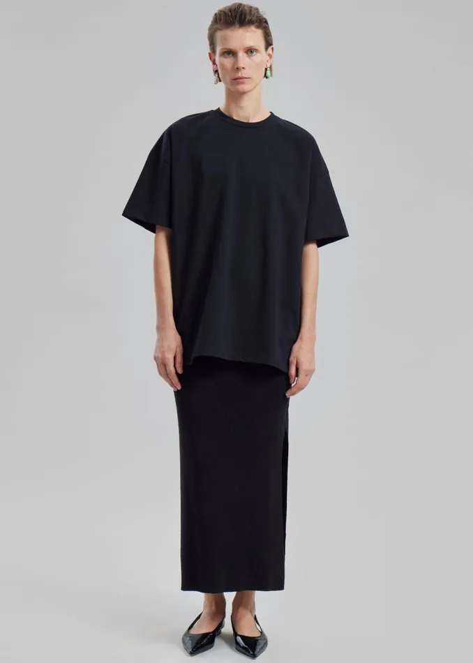 Women The Frankie Shop Bottoms Loulou Studio Aalis Skirt Black