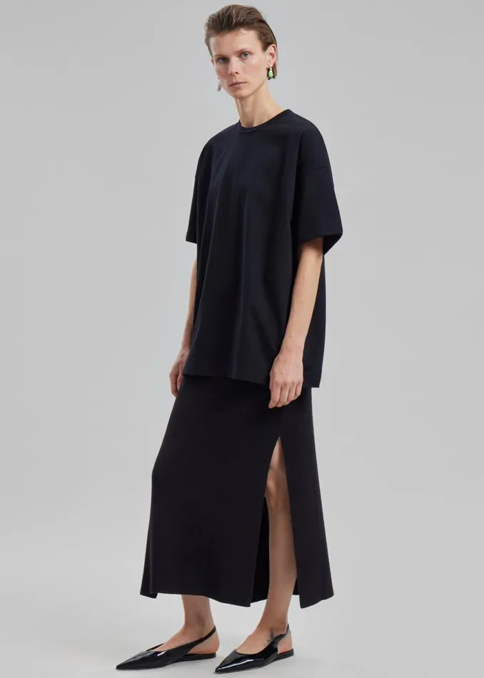 Women The Frankie Shop Bottoms Loulou Studio Aalis Skirt Black
