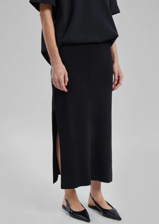 Women The Frankie Shop Bottoms Loulou Studio Aalis Skirt Black
