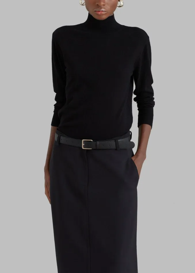 Women The Frankie Shop Bottoms Malvo Long Pencil Skirt Black