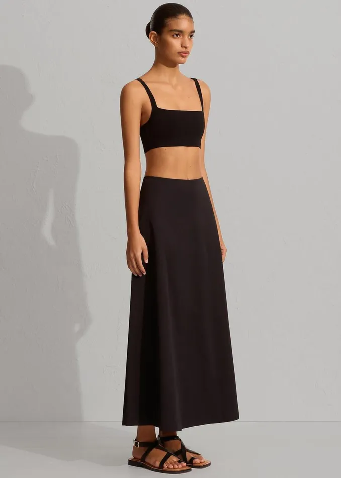Women The Frankie Shop Bottoms Matteau ALine Skirt Black