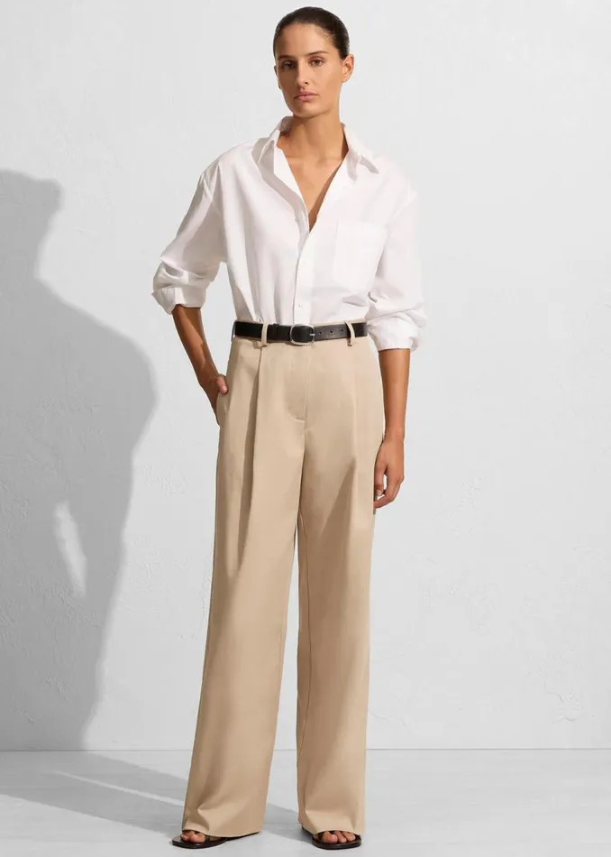 Women The Frankie Shop Bottoms Matteau Summer Chino Sand