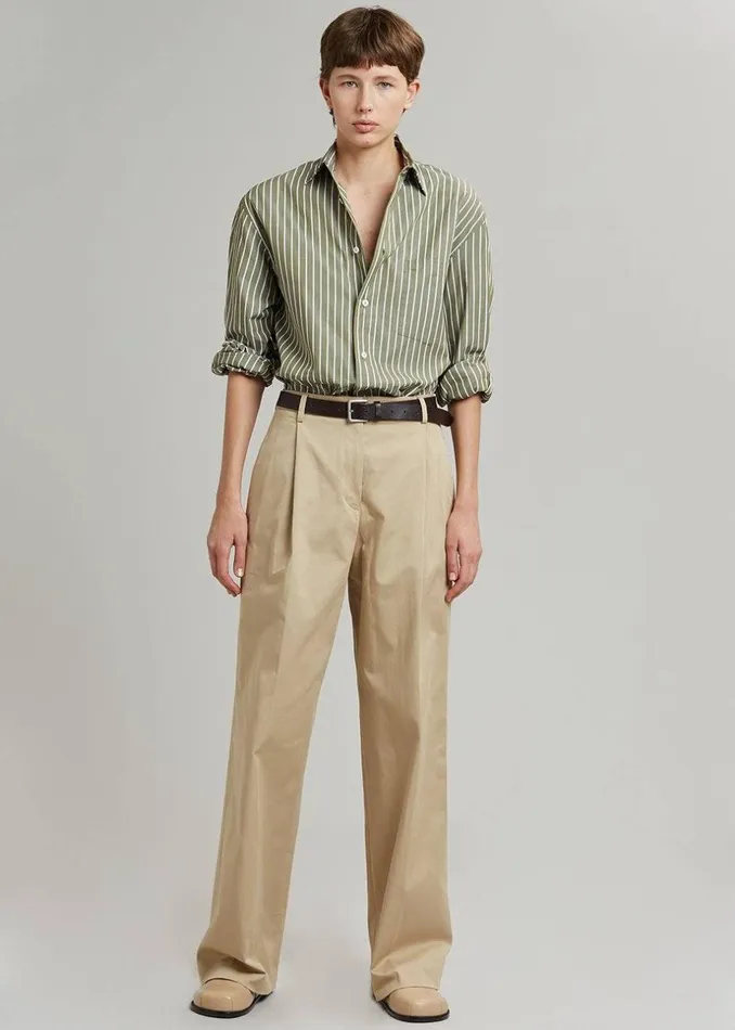 Women The Frankie Shop Bottoms Matteau Summer Chino Sand