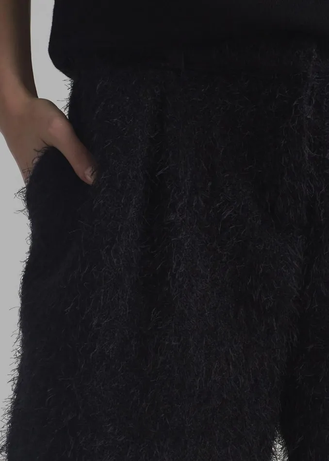Women The Frankie Shop Bottoms Millie Fluffy Pants Black