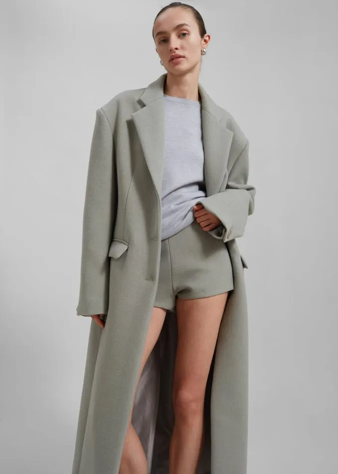 Women The Frankie Shop Bottoms Mira Hot Pants Sage