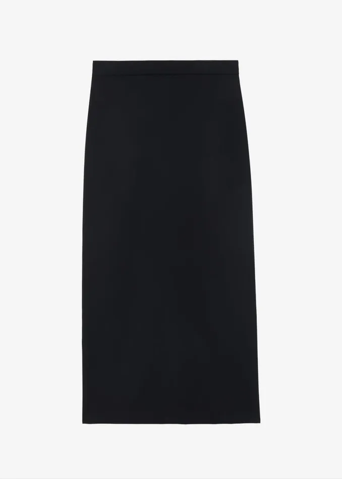 Women The Frankie Shop Bottoms Miranda Long Pencil Skirt Black