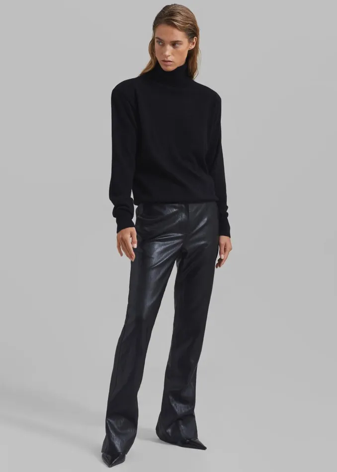 Women The Frankie Shop Bottoms Monica Pants Black
