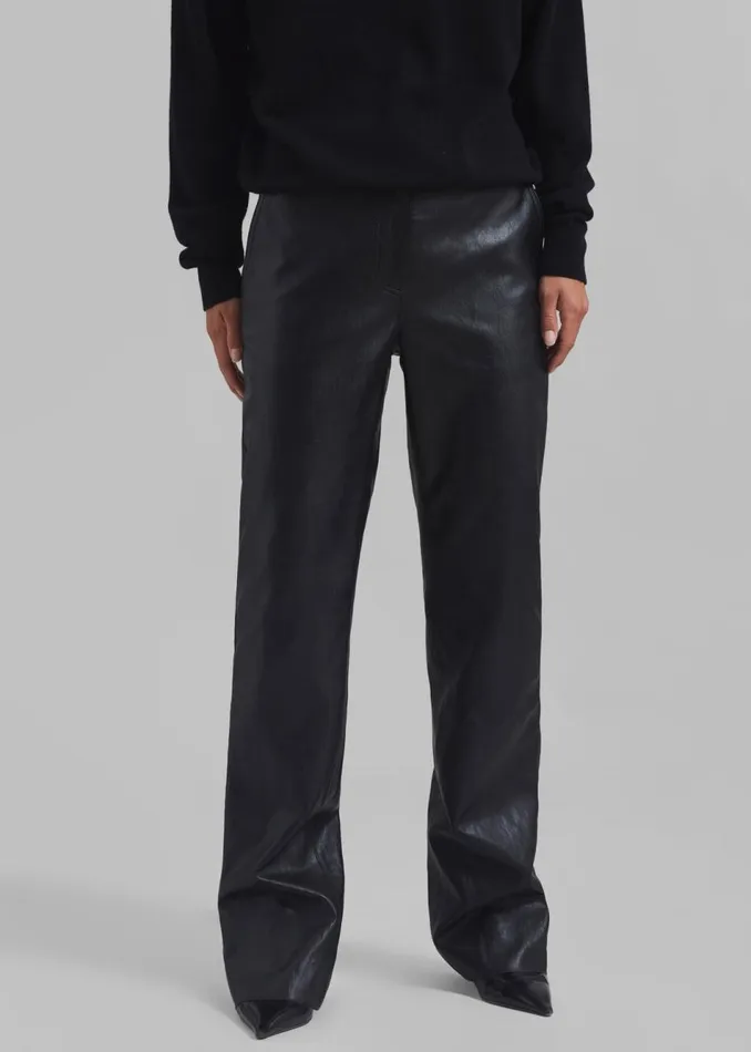 Women The Frankie Shop Bottoms Monica Pants Black