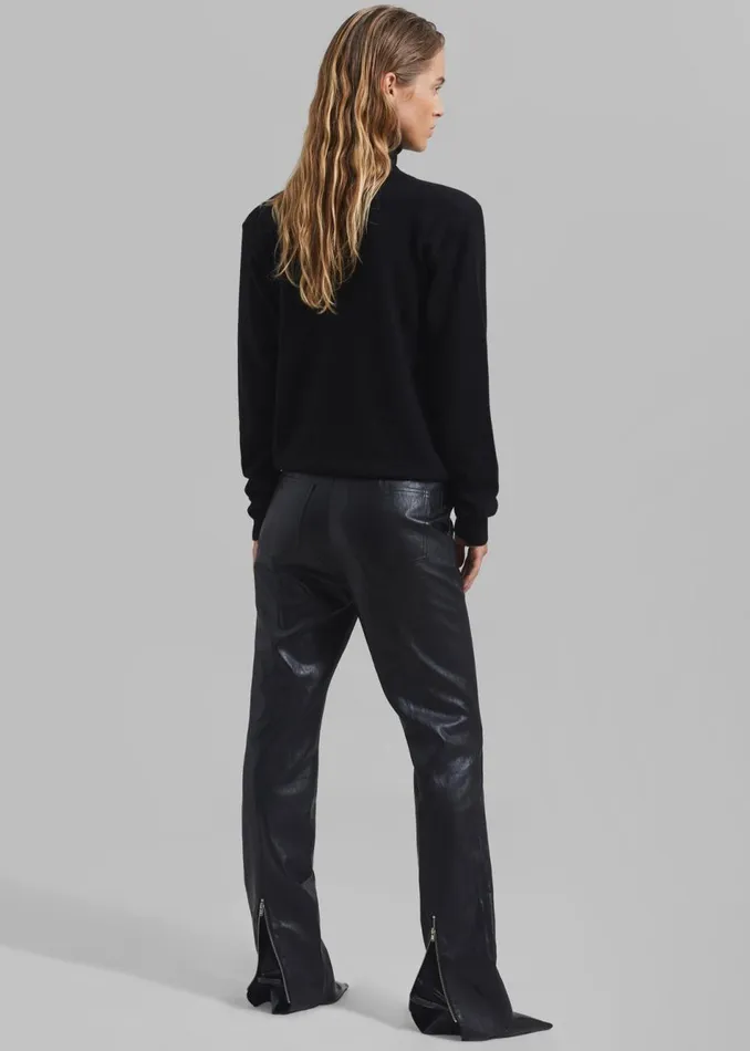 Women The Frankie Shop Bottoms Monica Pants Black