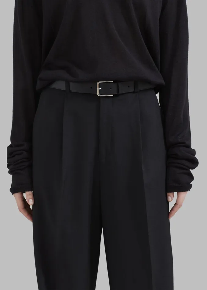 Women The Frankie Shop Bottoms Nessi Pintuck Trousers Black