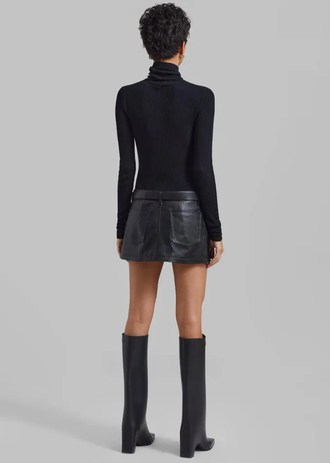 Women The Frankie Shop Bottoms Nova Micro Skirt Black