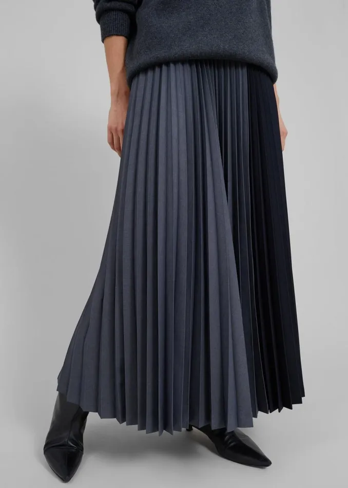 Women The Frankie Shop Bottoms Orem Pleated Skirt Charcoal