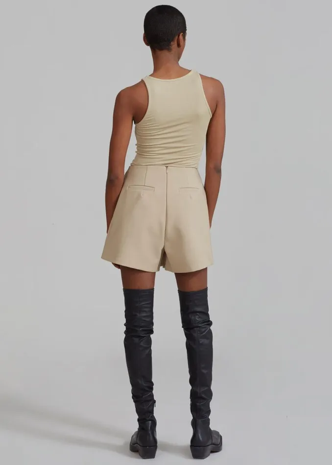 Women The Frankie Shop Bottoms Paige Wrap Skort Beige