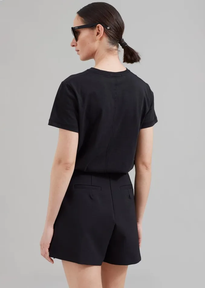 Women The Frankie Shop Bottoms Paige Wrap Skort Black