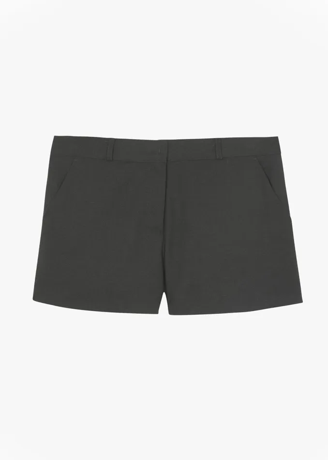 Women The Frankie Shop Bottoms Palma Shorts Charcoal