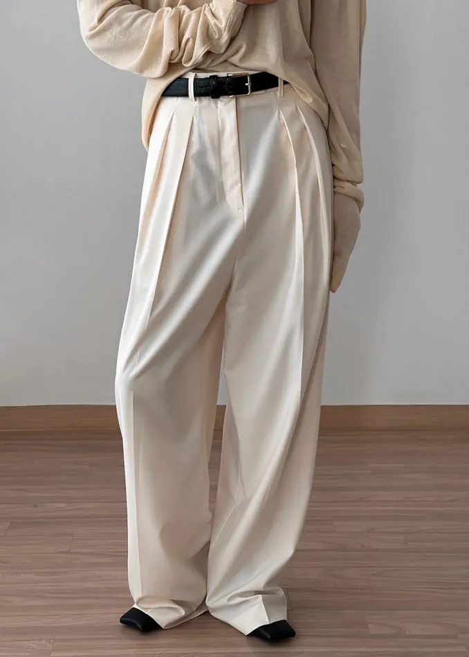 Women The Frankie Shop Bottoms Pamela Trousers Cornsilk
