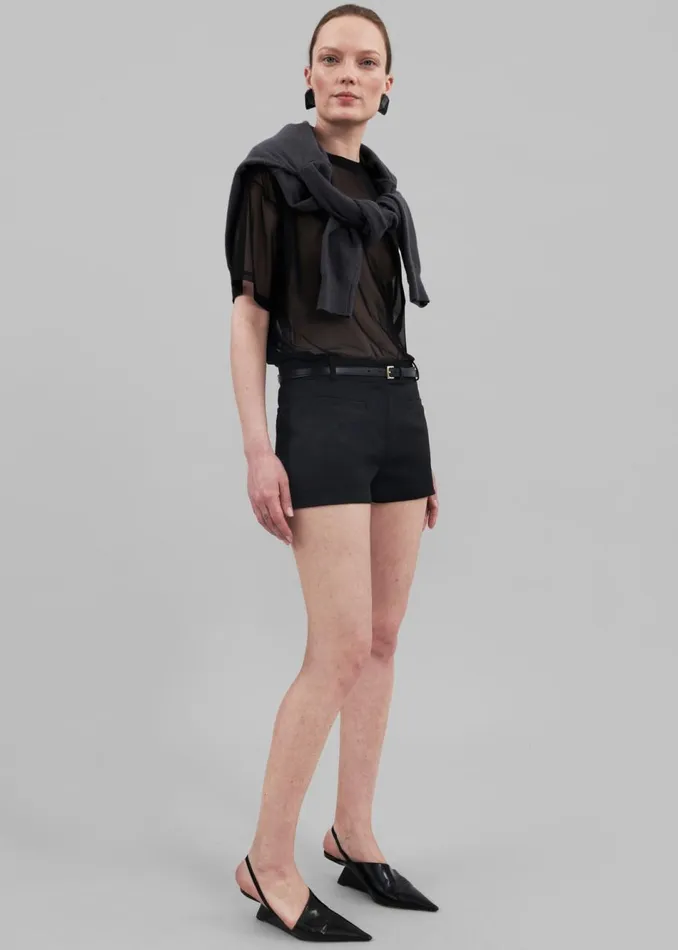 Women The Frankie Shop Bottoms Pia Hot Pants Black