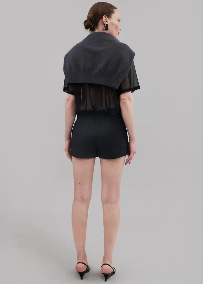 Women The Frankie Shop Bottoms Pia Hot Pants Black
