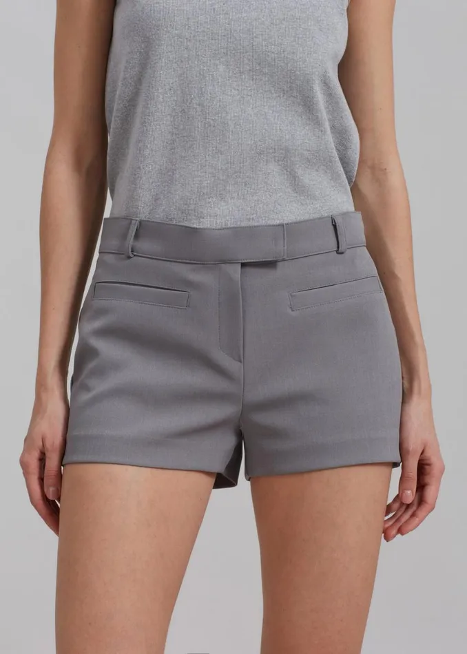 Women The Frankie Shop Bottoms Pia Hot Pants Grey