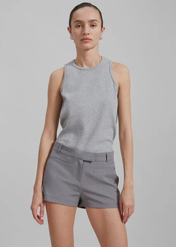 Women The Frankie Shop Bottoms Pia Hot Pants Grey