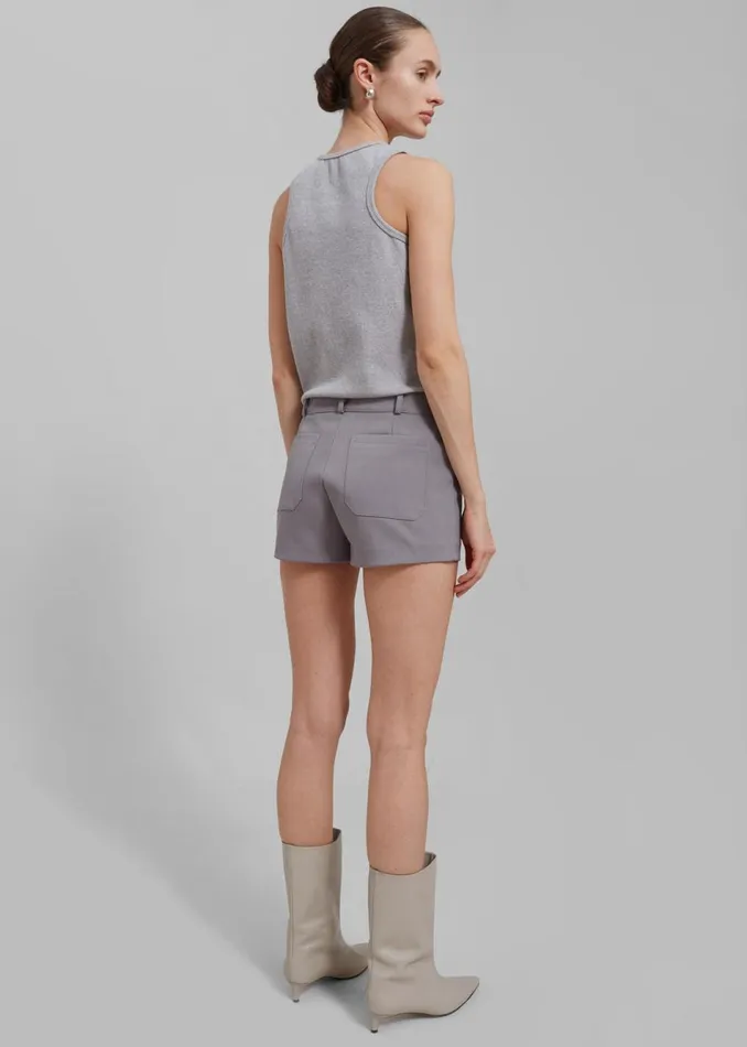 Women The Frankie Shop Bottoms Pia Hot Pants Grey