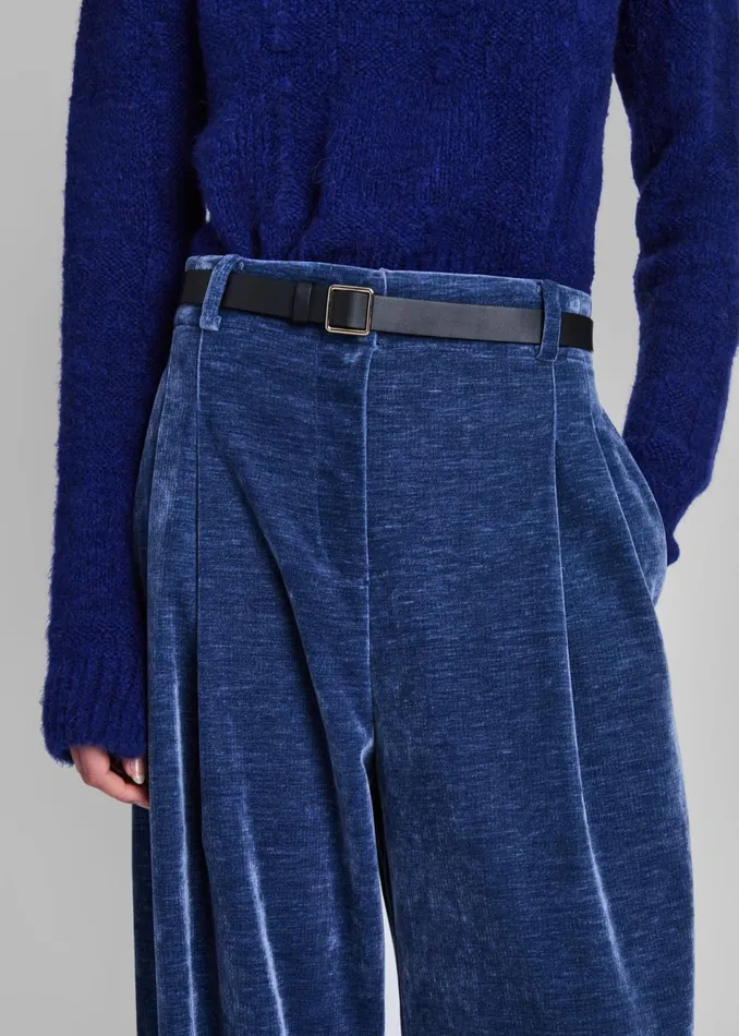 Women The Frankie Shop Bottoms Proenza Schouler White Label Aria Pants Steel Blue