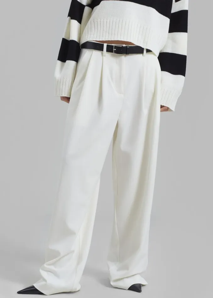Women The Frankie Shop Bottoms Proenza Schouler White Label Eleanor Pants Bone