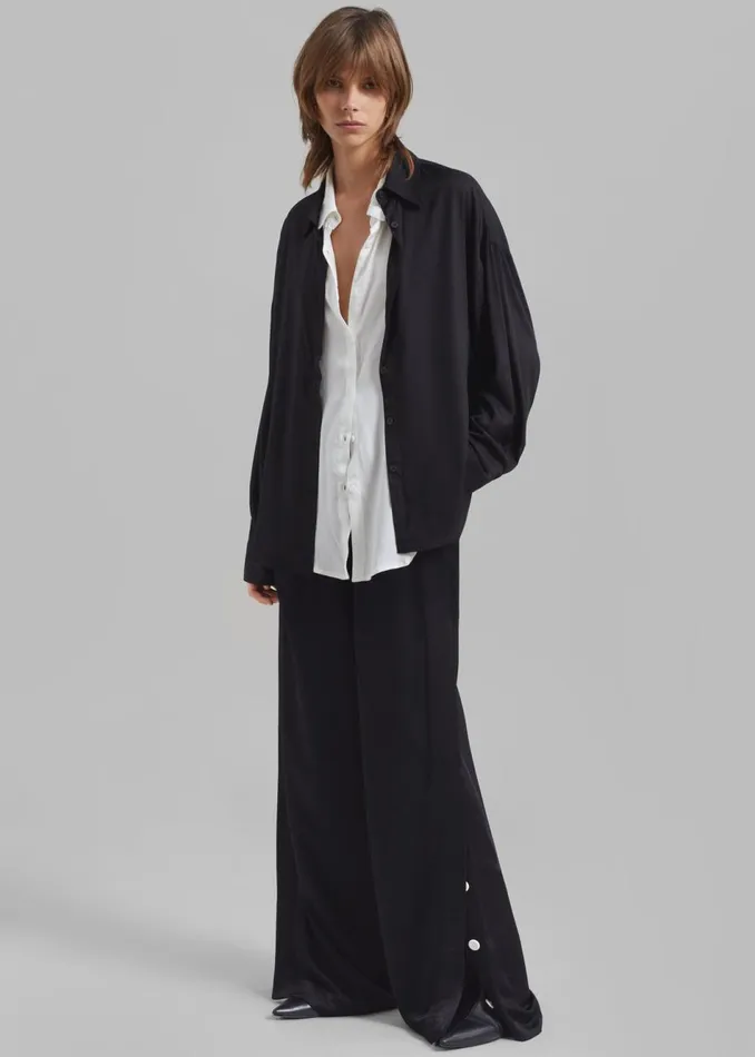 Women The Frankie Shop Bottoms Proenza Schouler White Label Hazel Pants Black