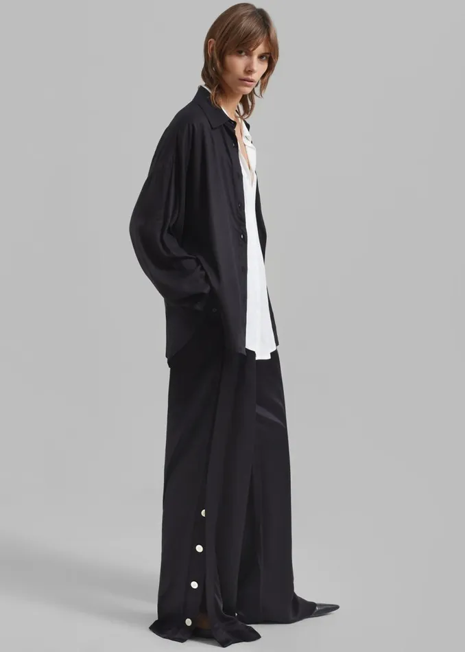 Women The Frankie Shop Bottoms Proenza Schouler White Label Hazel Pants Black