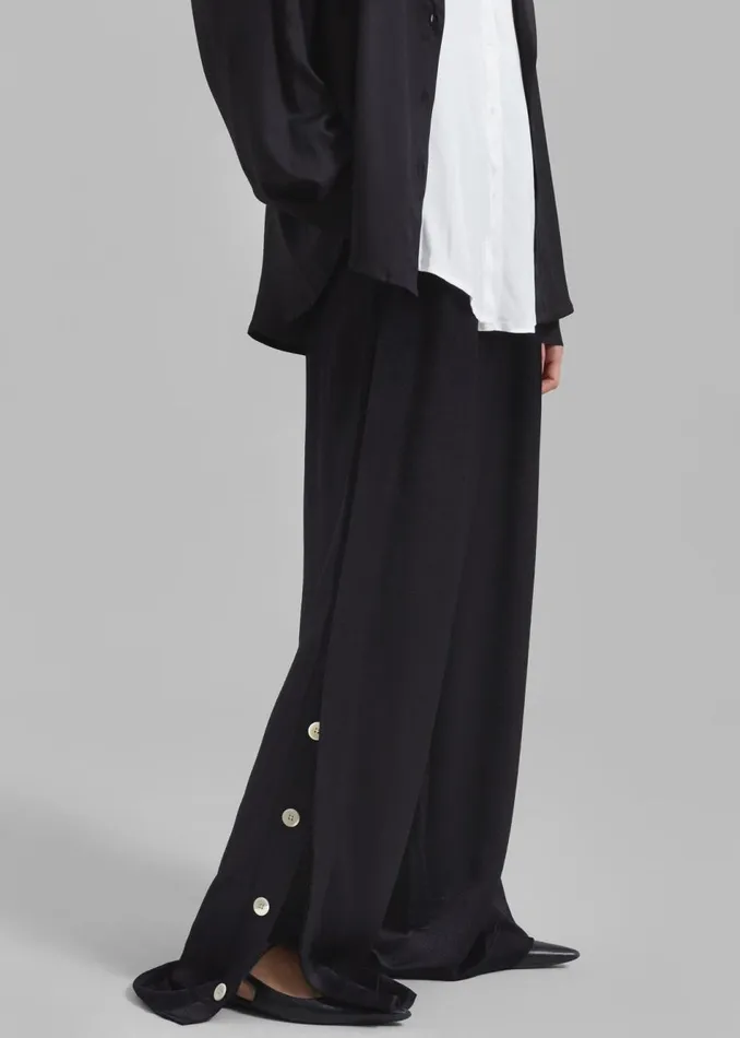 Women The Frankie Shop Bottoms Proenza Schouler White Label Hazel Pants Black