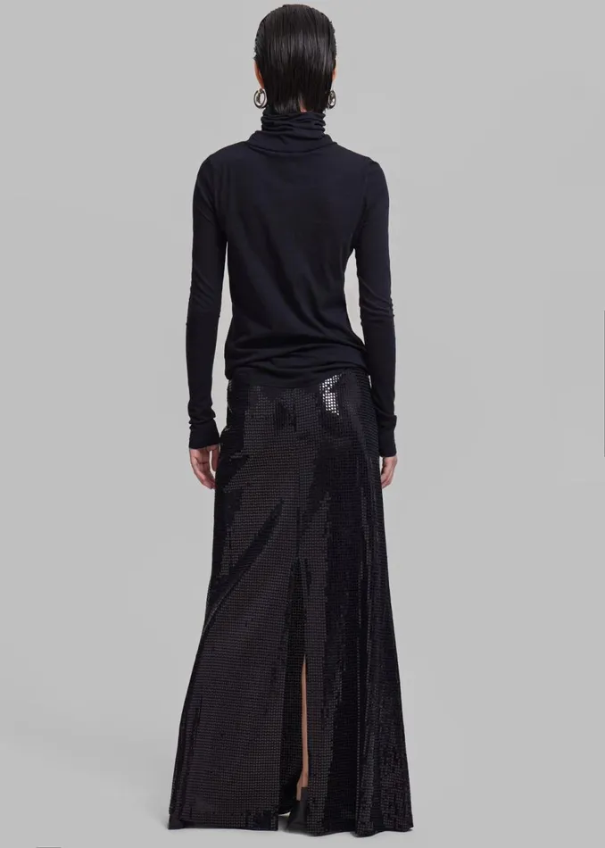 Women The Frankie Shop Bottoms Puppets And Puppets Jane Full Length Skirt Black