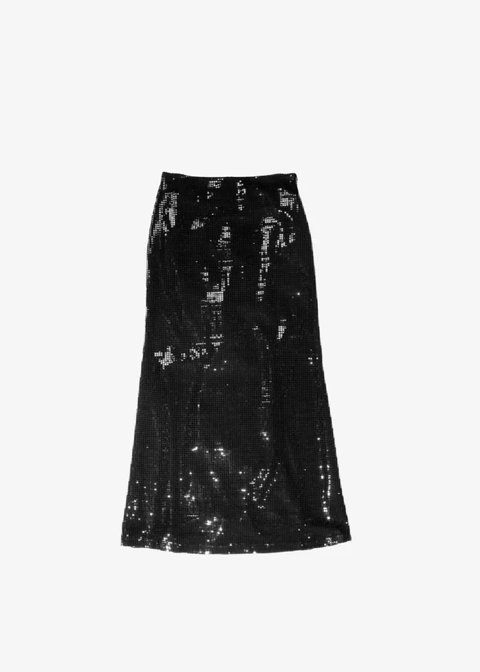 Women The Frankie Shop Bottoms Puppets And Puppets Jane Full Length Skirt Black