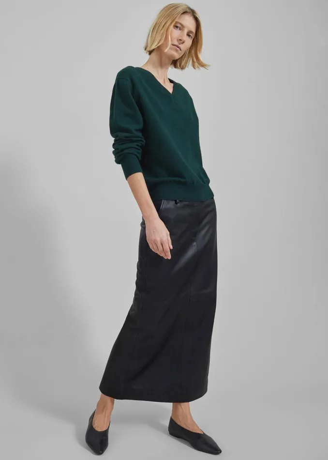 Women The Frankie Shop Bottoms Remain Maxi Pencil Skirt Black