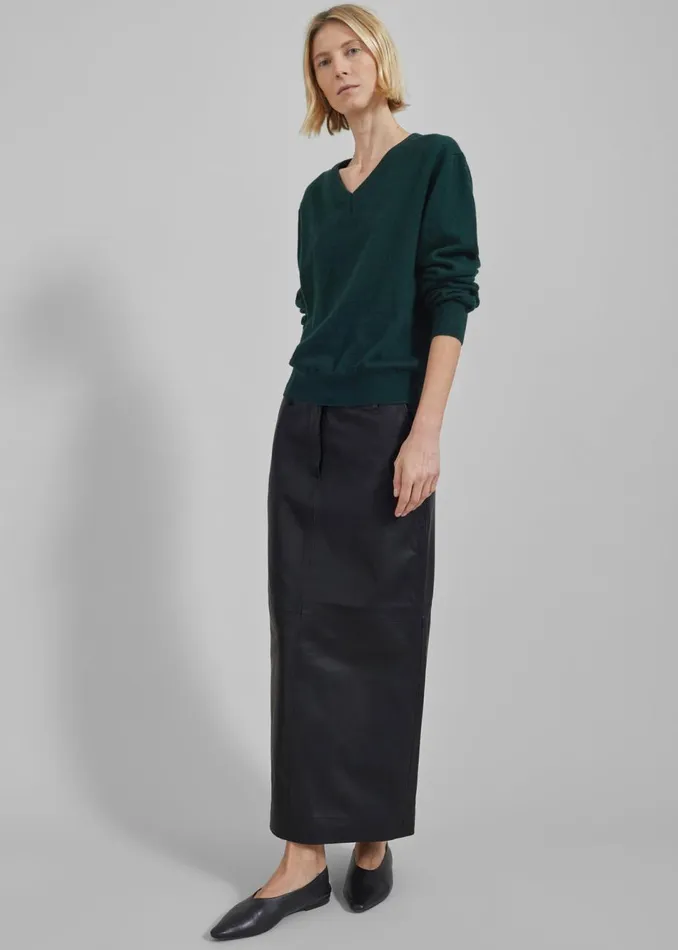 Women The Frankie Shop Bottoms Remain Maxi Pencil Skirt Black