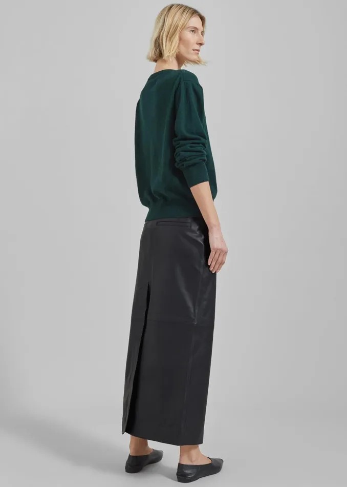 Women The Frankie Shop Bottoms Remain Maxi Pencil Skirt Black