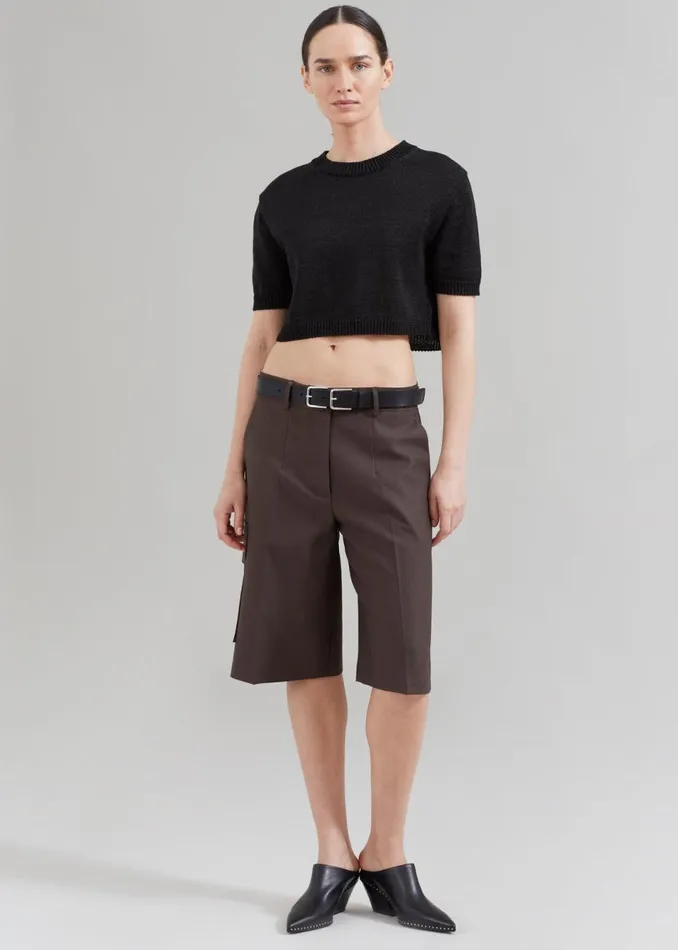 Women The Frankie Shop Bottoms Revel Cargo Shorts Brown