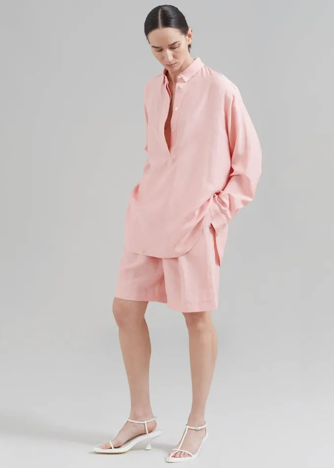Women The Frankie Shop Bottoms Samse Samse Julia Shorts Coral Cloud