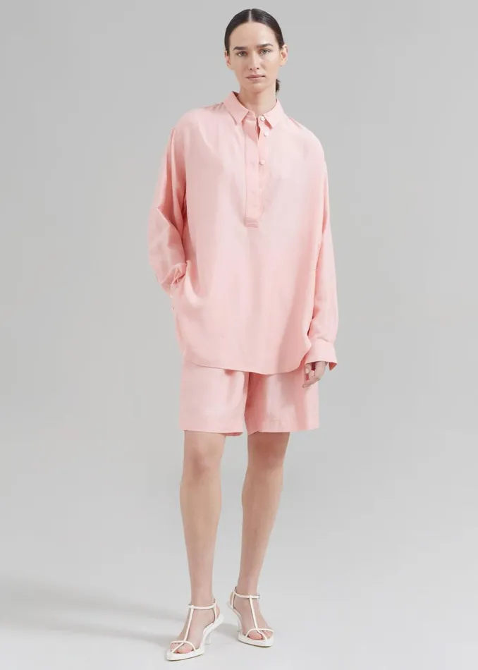 Women The Frankie Shop Bottoms Samse Samse Julia Shorts Coral Cloud