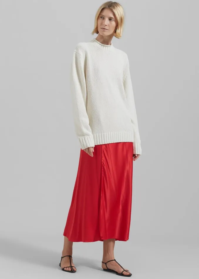 Women The Frankie Shop Bottoms Samse Samse Viktoria Bias Skirt True Red