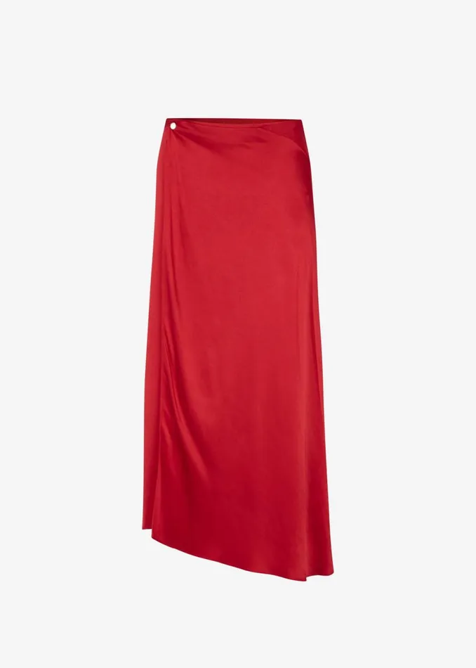 Women The Frankie Shop Bottoms Samse Samse Viktoria Bias Skirt True Red