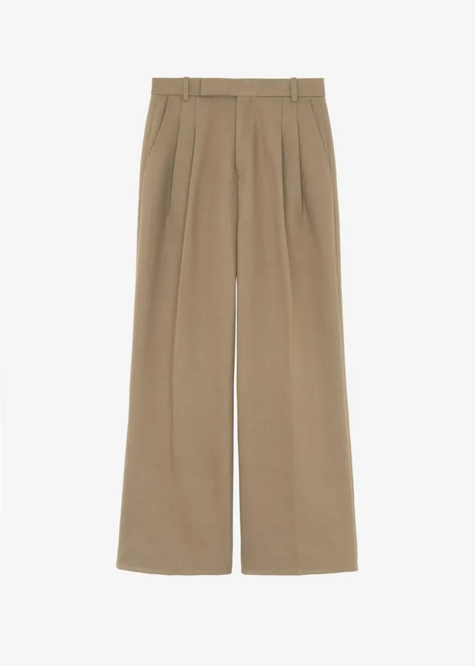 Women The Frankie Shop Bottoms Skylar Trousers Beige