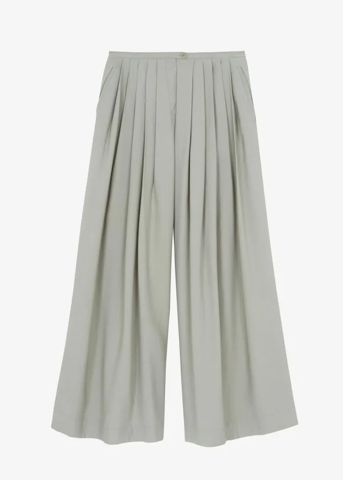 Women The Frankie Shop Bottoms Sloane Wide Leg Trousers Grey